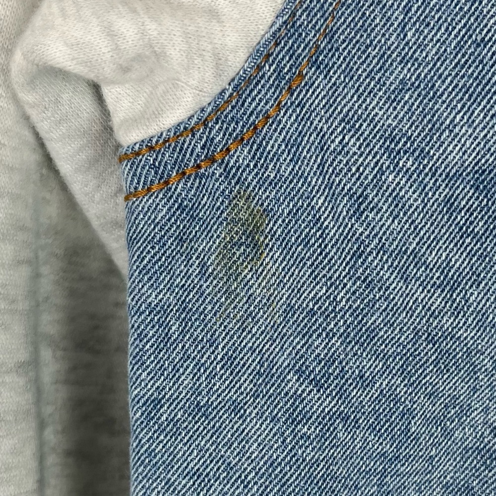 Brooklyn Cloth Mens Jean Jacket Sweatshirt Hoodie Large - Picture 7 of 7